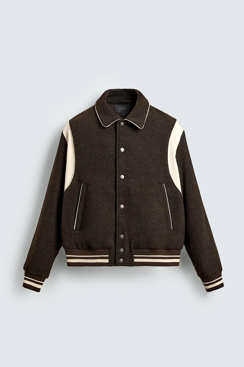 CONTRAST BOMBER JACKET