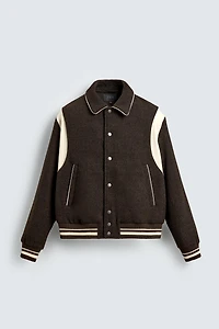 CONTRAST BOMBER JACKET