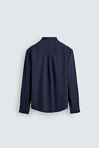 WRINKLE EFFECT POLO SHIRT