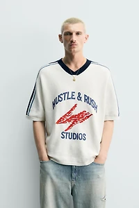 RETRO STRIPE KNIT T-SHIRT