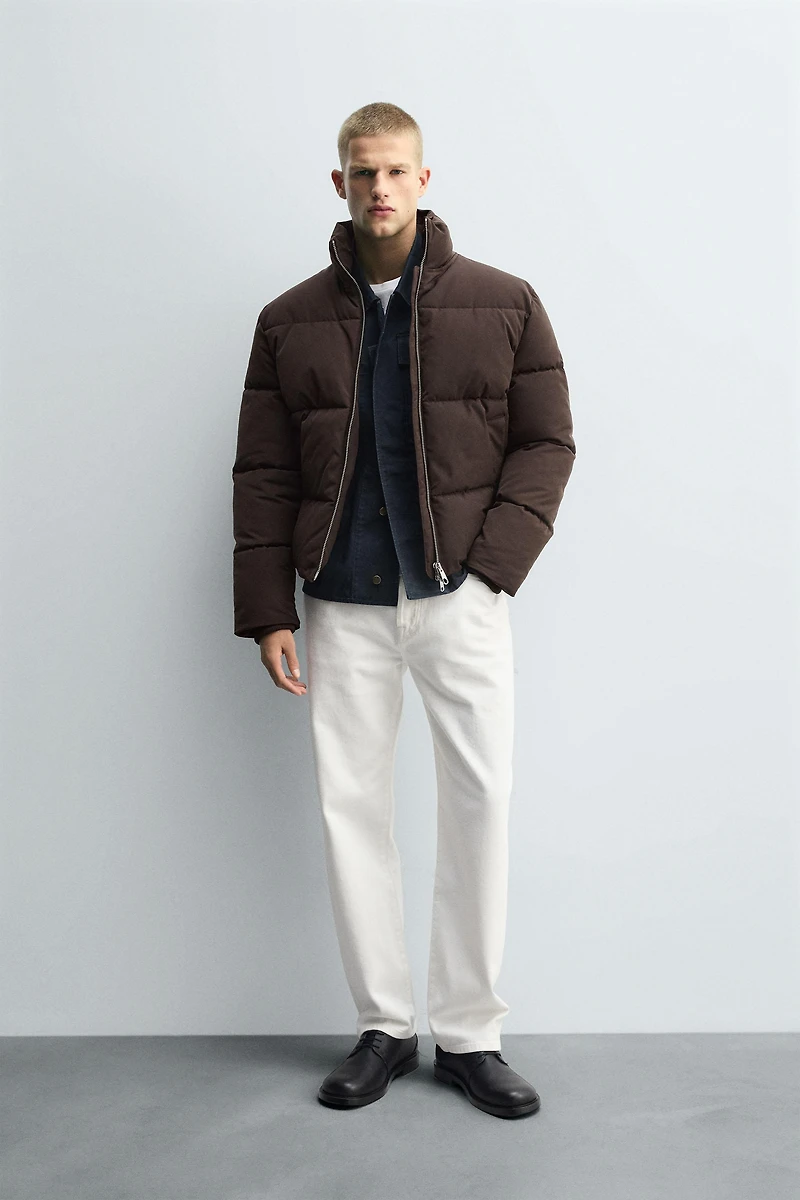 VESTE REMBOURRÉE BOXY FIT DÉPERLANTE