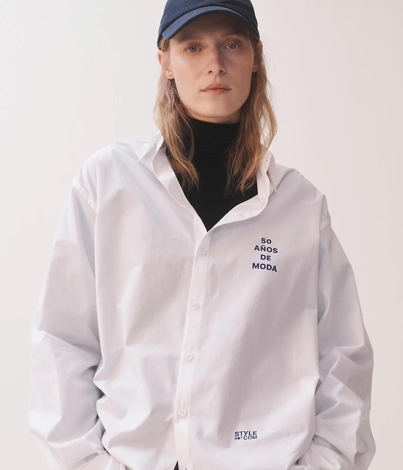 BEKA GVISHIANI DENIM & WHITE SHIRT SET