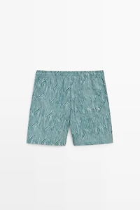 Printed swimming trunks