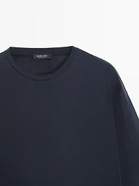 Oversize cotton short sleeve T-shirt