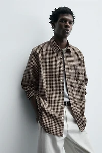 CHEMISE RELAXED FIT À CARREAUX