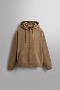 ZIP-UP HOODIE TRAINING SWEATSHIRT