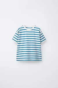 T-SHIRT IMPRIMÉ RAYURES
