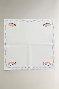 FISH PAPER NAPKINS (PACK OF 20)