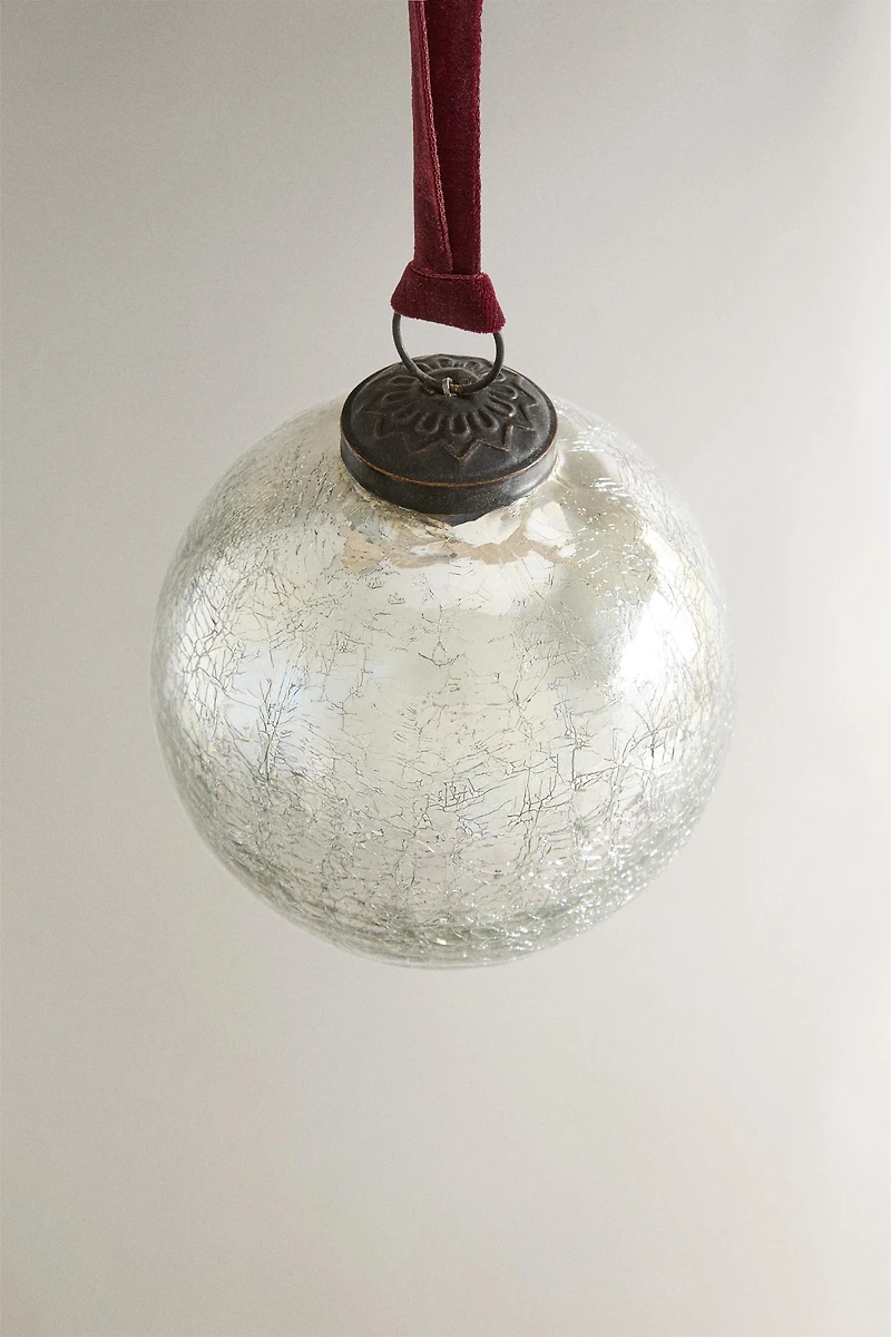 DÉCORATION SAPIN BOULE MERCURISÉE NOËL