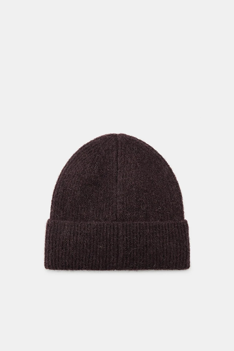 PATCHED KNIT BEANIE