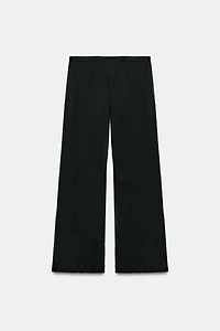 SEAMED FLOWY PANTS