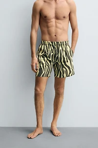 LONG ANIMAL PRINT SWIMSUIT