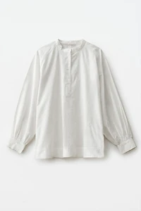 CHEMISE EN COTON BRODÉE
