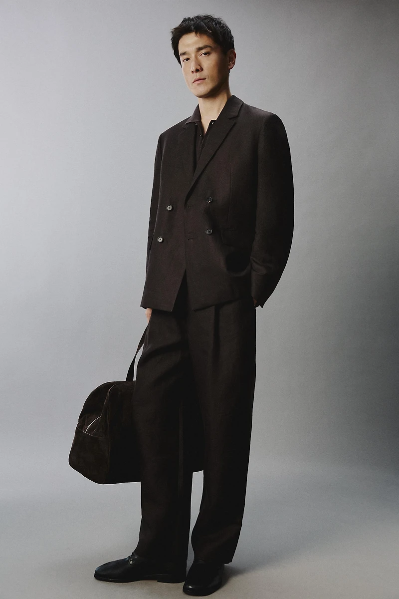 PANTALON DE COSTUME 100% LIN