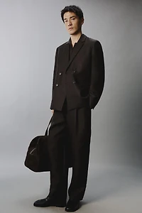 PANTALON DE COSTUME 100% LIN