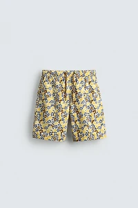 MAILLOT DE BAIN LONG À IMPRIMÉ FLEURI