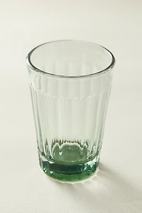 RAISED DESIGN GLASS TUMBLER