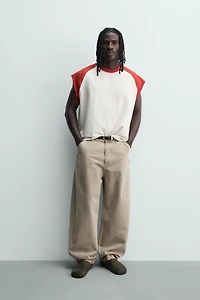PANTALON BALLOON FIT DÉLAVÉ