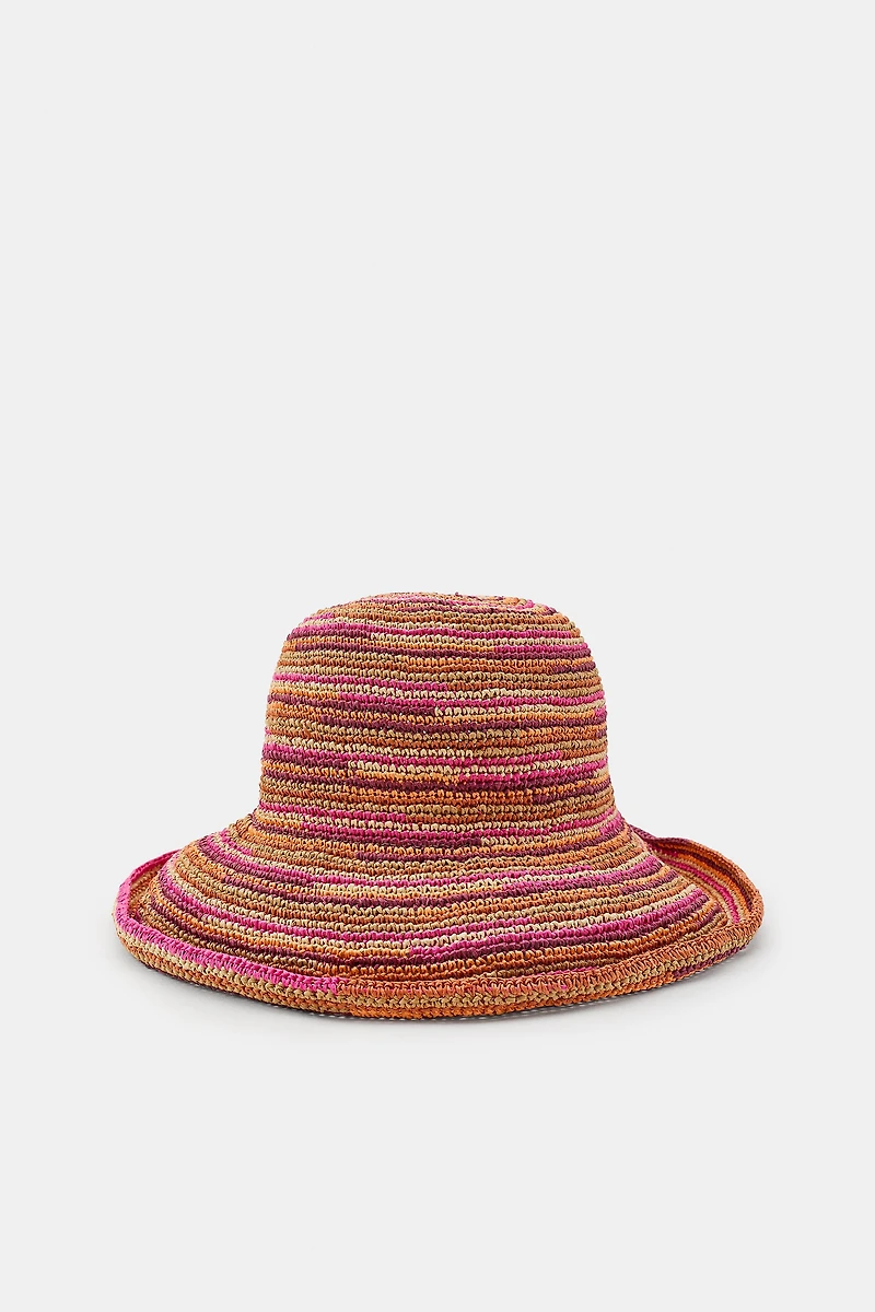 CHAPEAU TRESSÉ COMBINÉ