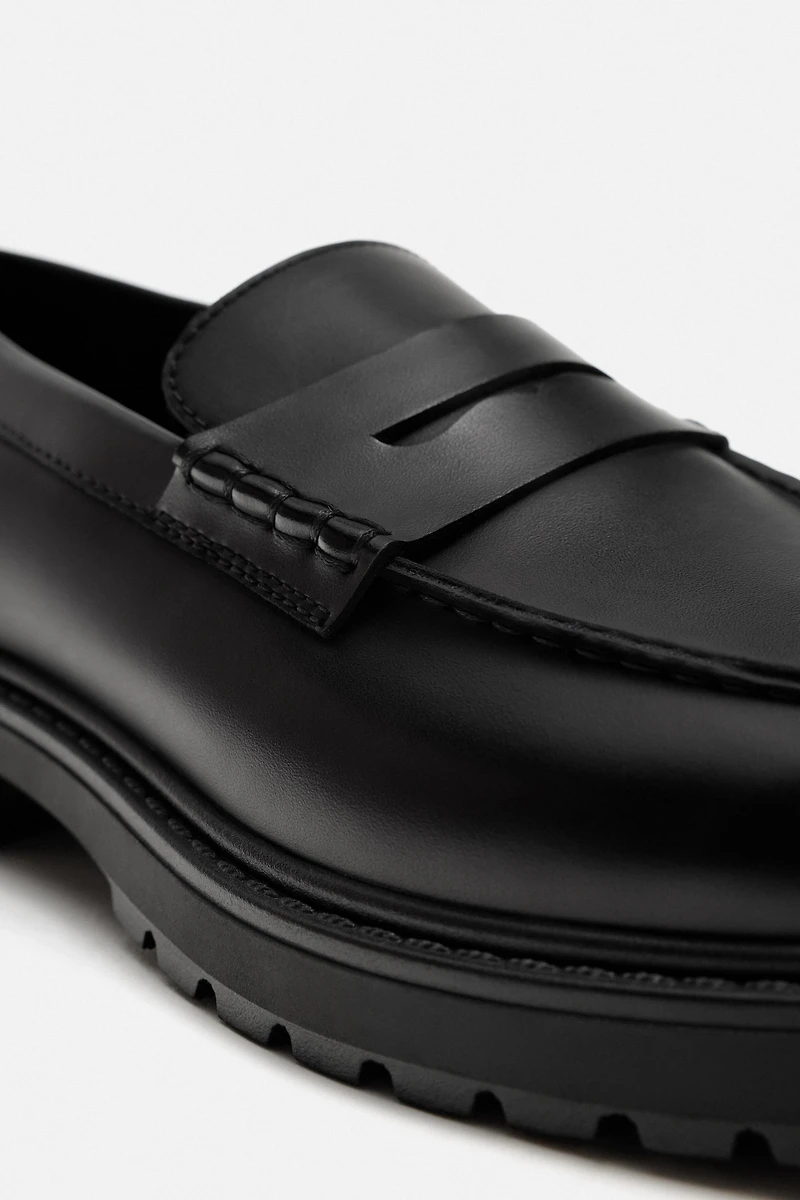 SADDLE FORMAL LOAFERS