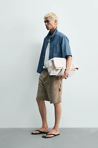 RELAXED FIT CARPENTER POCKET SHORTS