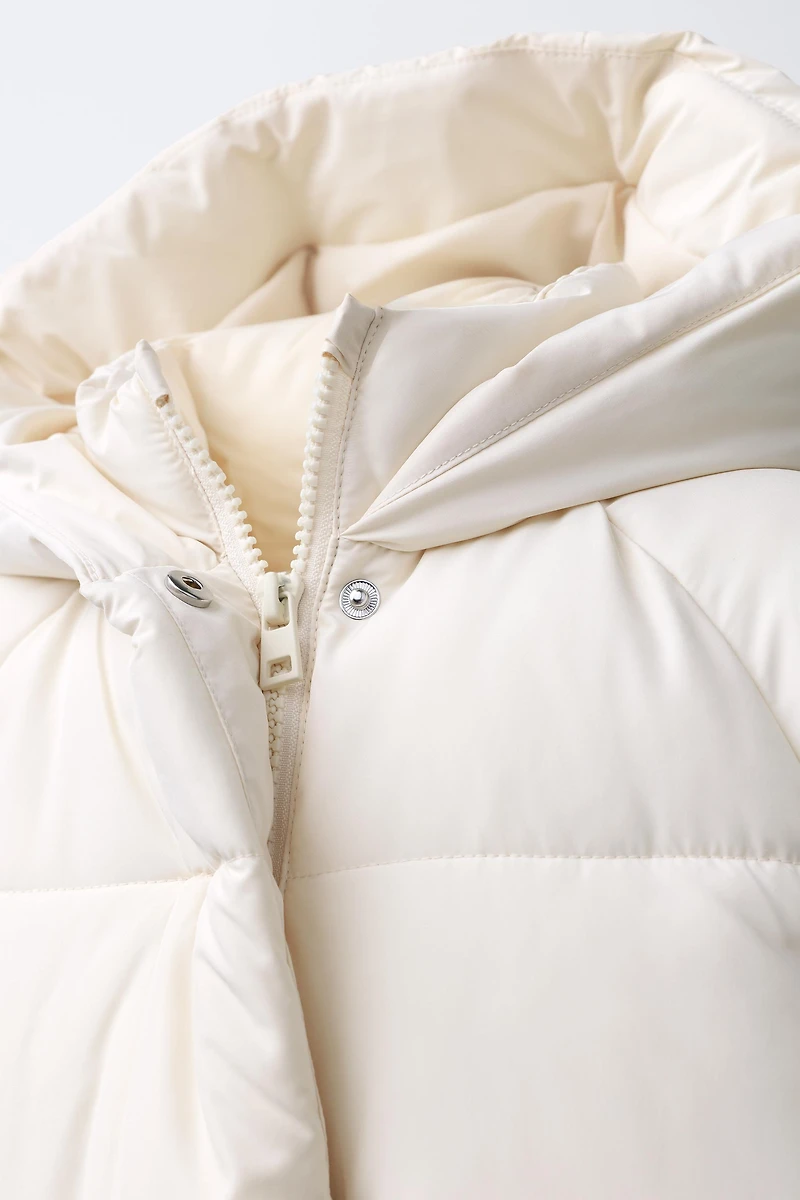 HOODED PUFFER JACKET