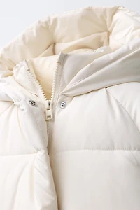 HOODED PUFFER JACKET