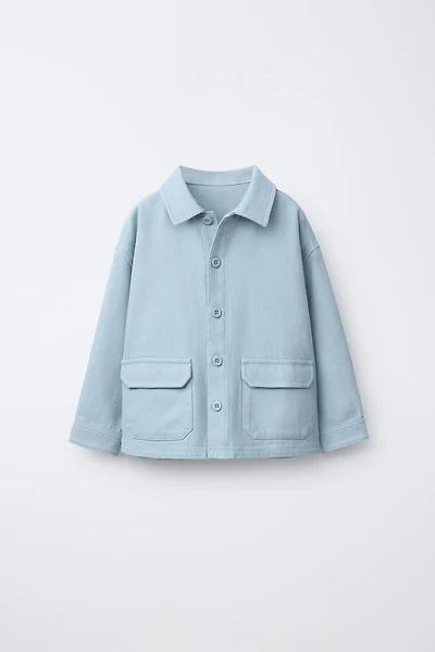 WAFFLE POCKET OVERSHIRT