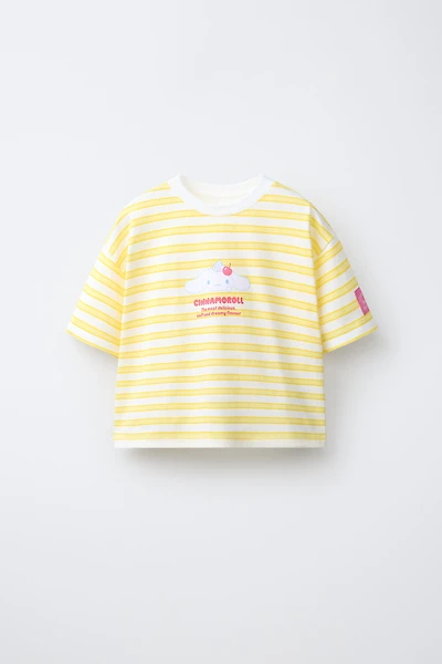 T-SHIRT À RAYURES CINNAMOROLL © SANRIO