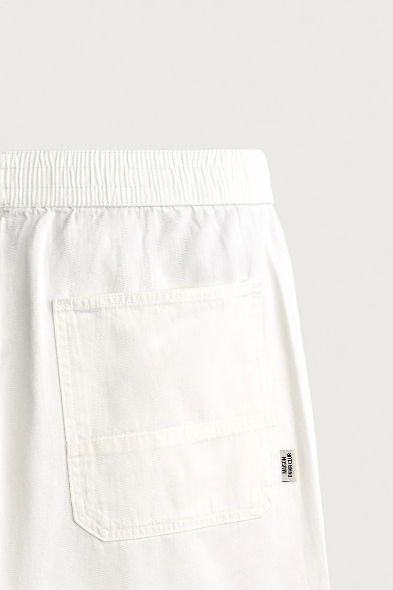 PANTALON COUPE DÉCONTRACTÉE À CHEVRONS
