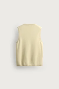 TEXTURED KNIT VEST