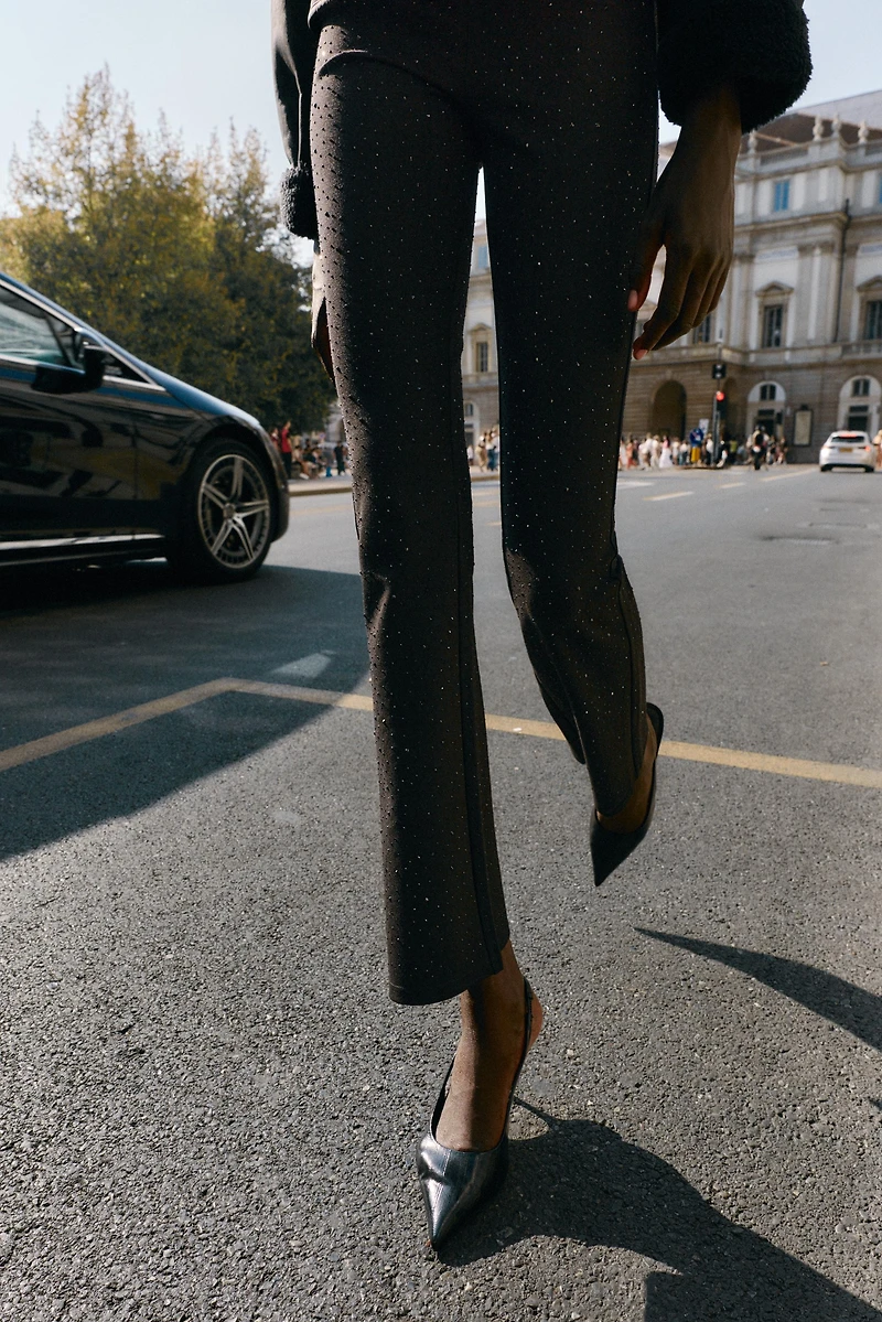 SPARKLY FLARE LEGGINGS