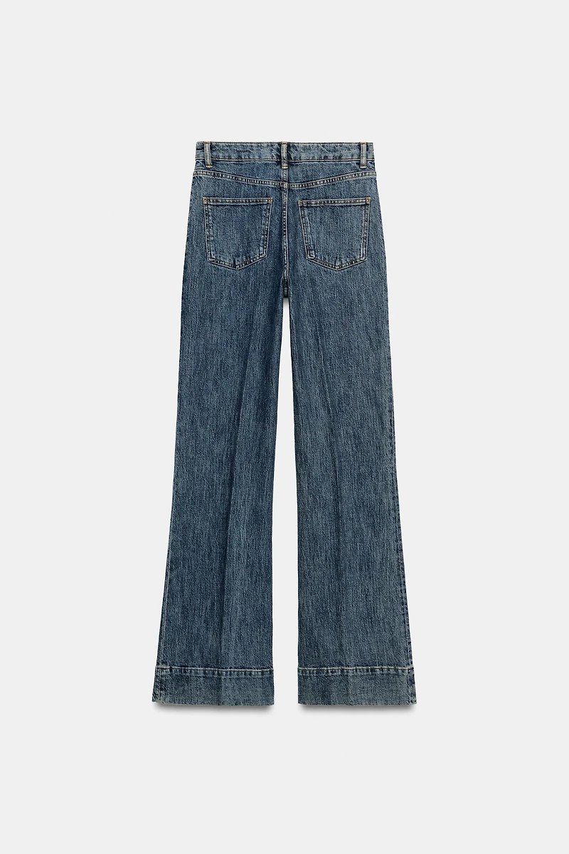 ZW COLLECTION HIGH-RISE FLARE JEANS