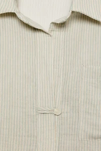 CHEMISE ASYMÉTRIQUE À RAYURES ZW COLLECTION
