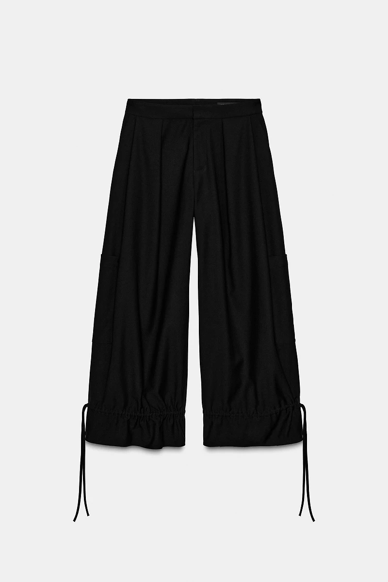 ZW COLLECTION CARGO PANTS WITH BOWS