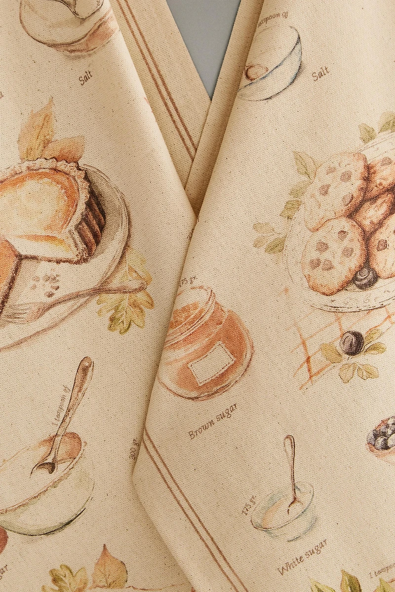 SET OF PUMPKIN COTTON KITCHEN TOWELS (SET OF 2)