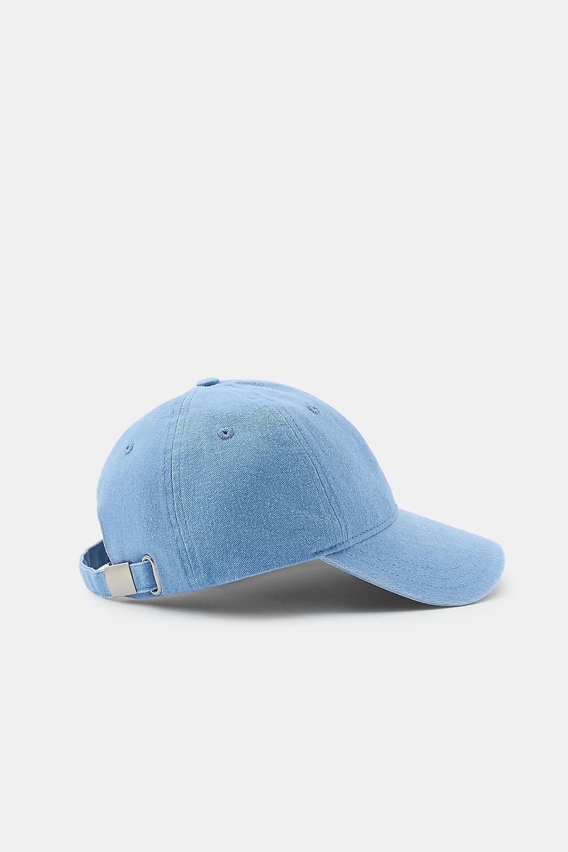 EMBROIDERED TEXT TWILL CAP