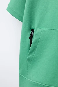 SPORTY INTERLOCK SWEATSHIRT