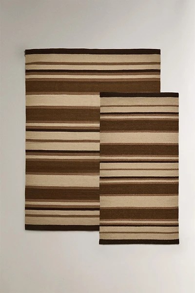 TAPIS RAYURES CONTRASTANTES