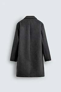 MANTEAU REGULAR FIT AVEC LAINE