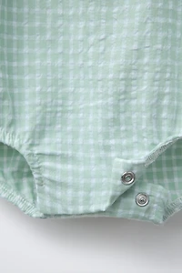GINGHAM ROMPER