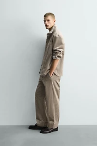 RELAXED FIT CORDUROY PANTS