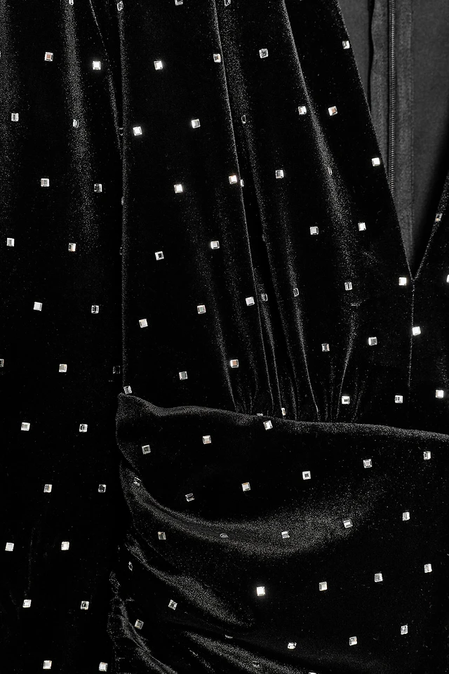 Zara SEQUIN VELVET MIDI DRESS at Mall of America in Bloomington, MN