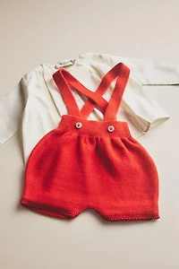 BABY KNIT DUNGAREES
