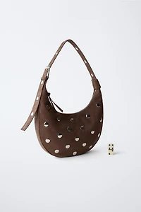 STUD SHOULDER BAG