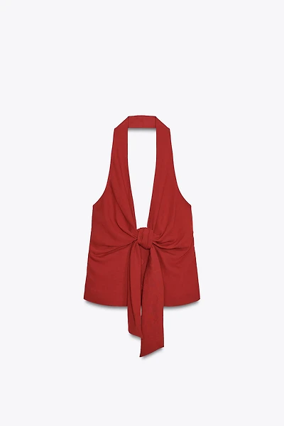 KNOT HALTER VEST