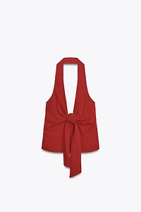 GILET HALTER NŒUD
