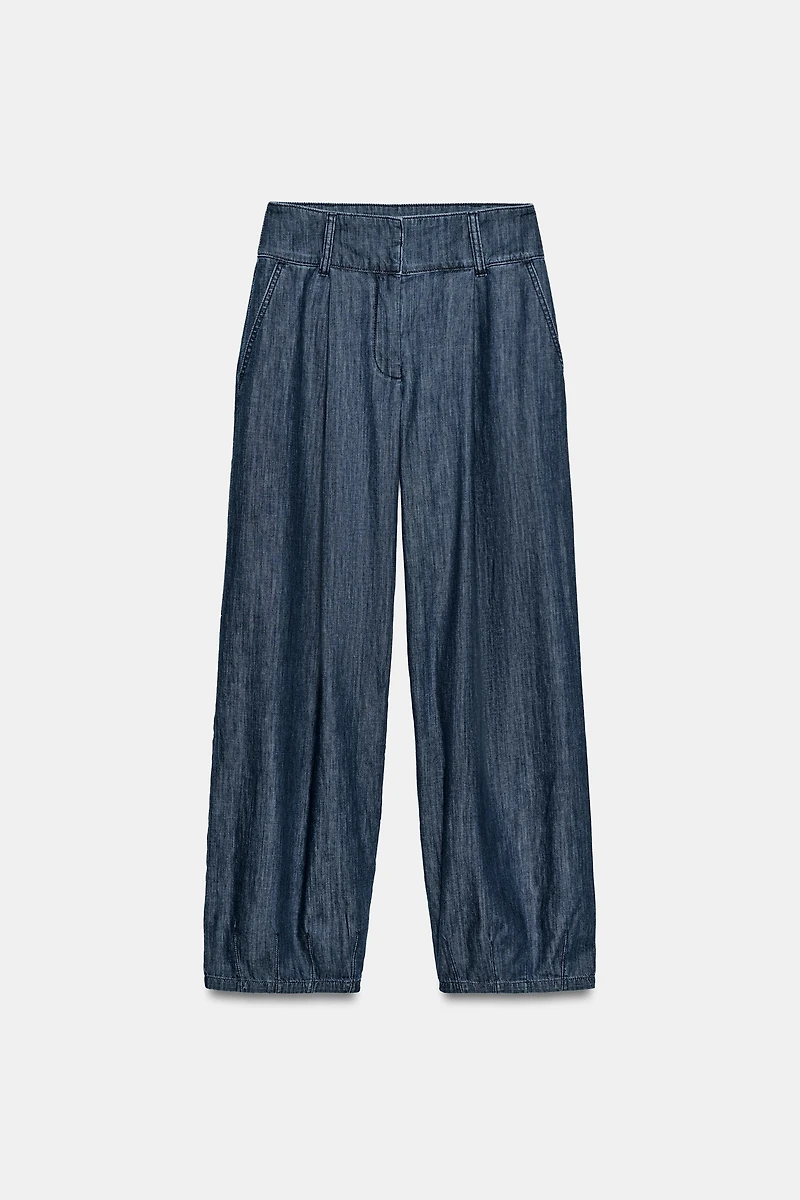 PANTALON À PINCES BARREL