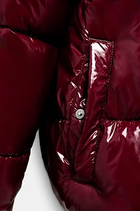 SHINY EFFECT WATER REPELLENT WINDPROOF ANORAK