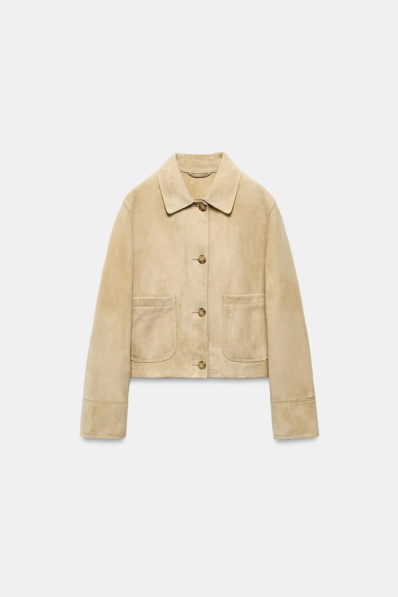 ZW COLLECTION LIMITED EDITION 100% SUEDE JACKET